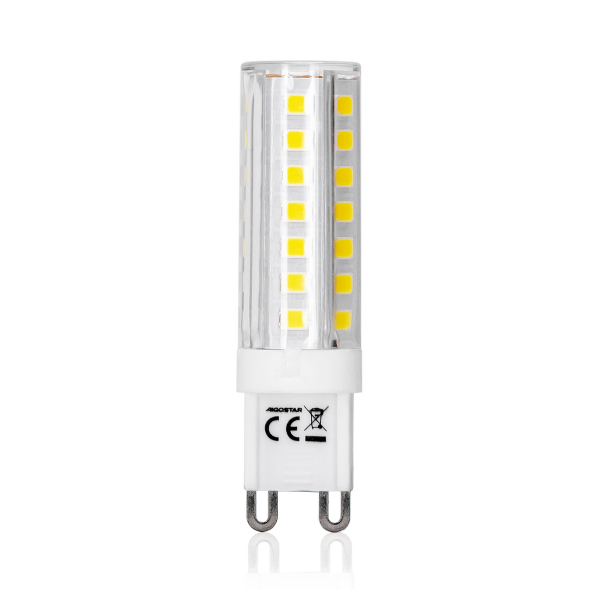 Lampadina Led G9 4,8W SMD trasparente Bianco freddo 6500K Aigostar