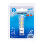 Lampadina Led G9 4,8W SMD trasparente Bianco freddo 6500K Aigostar