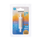 Lampadina Led R7S Lineare 78mm 4,9W SMD Bianco caldo 3000K