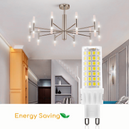 Lampadina Led G9 6W SMD trasparente Bianco freddo 6500K