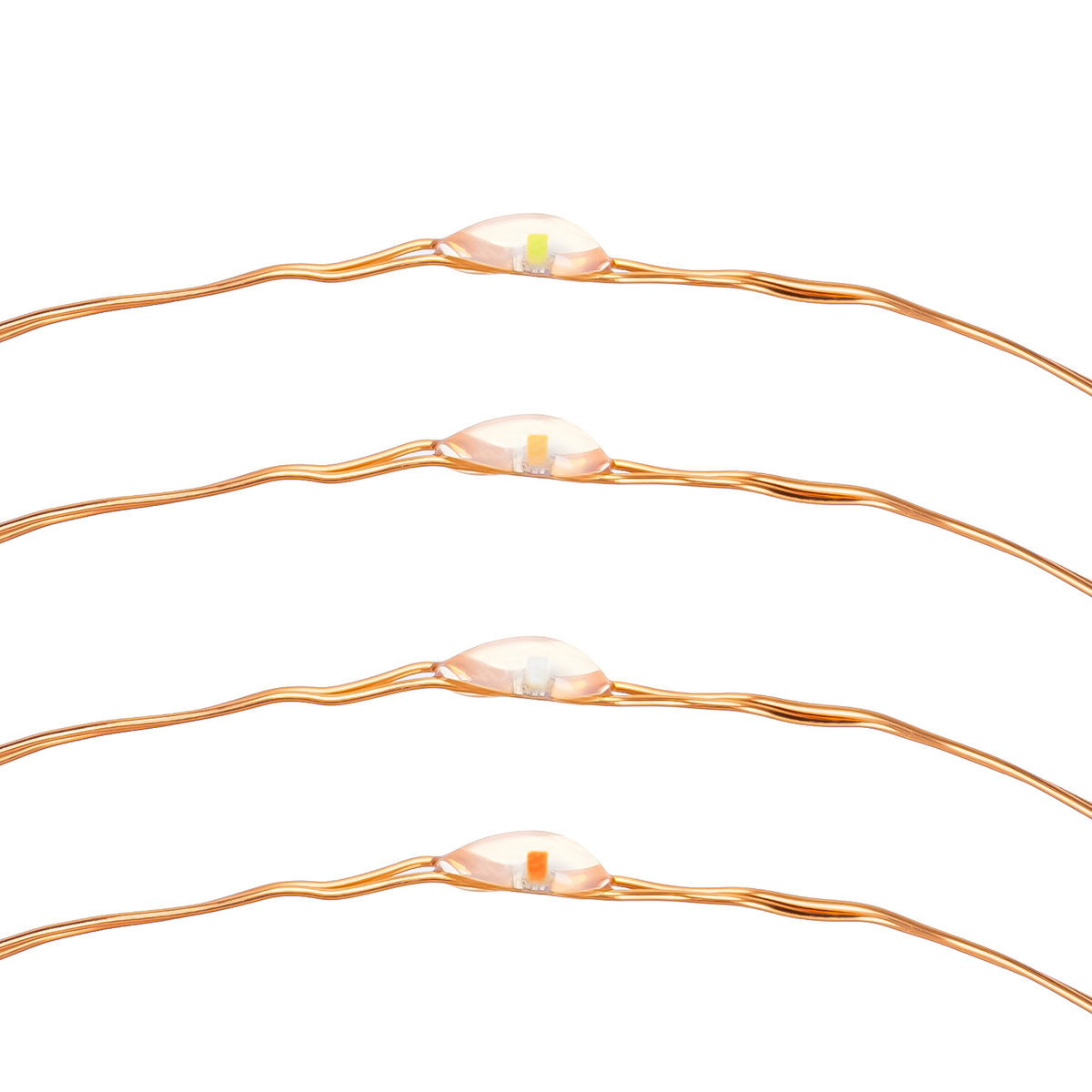 Catena Luminosa Led Con Pannello Solare Luce RGB IP65 12 Metri