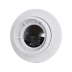 Portalampada E27 Bianco 250V in Plastica Con Anello