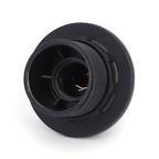 Portalampada E14 Nero 250V in Plastica Con Anello