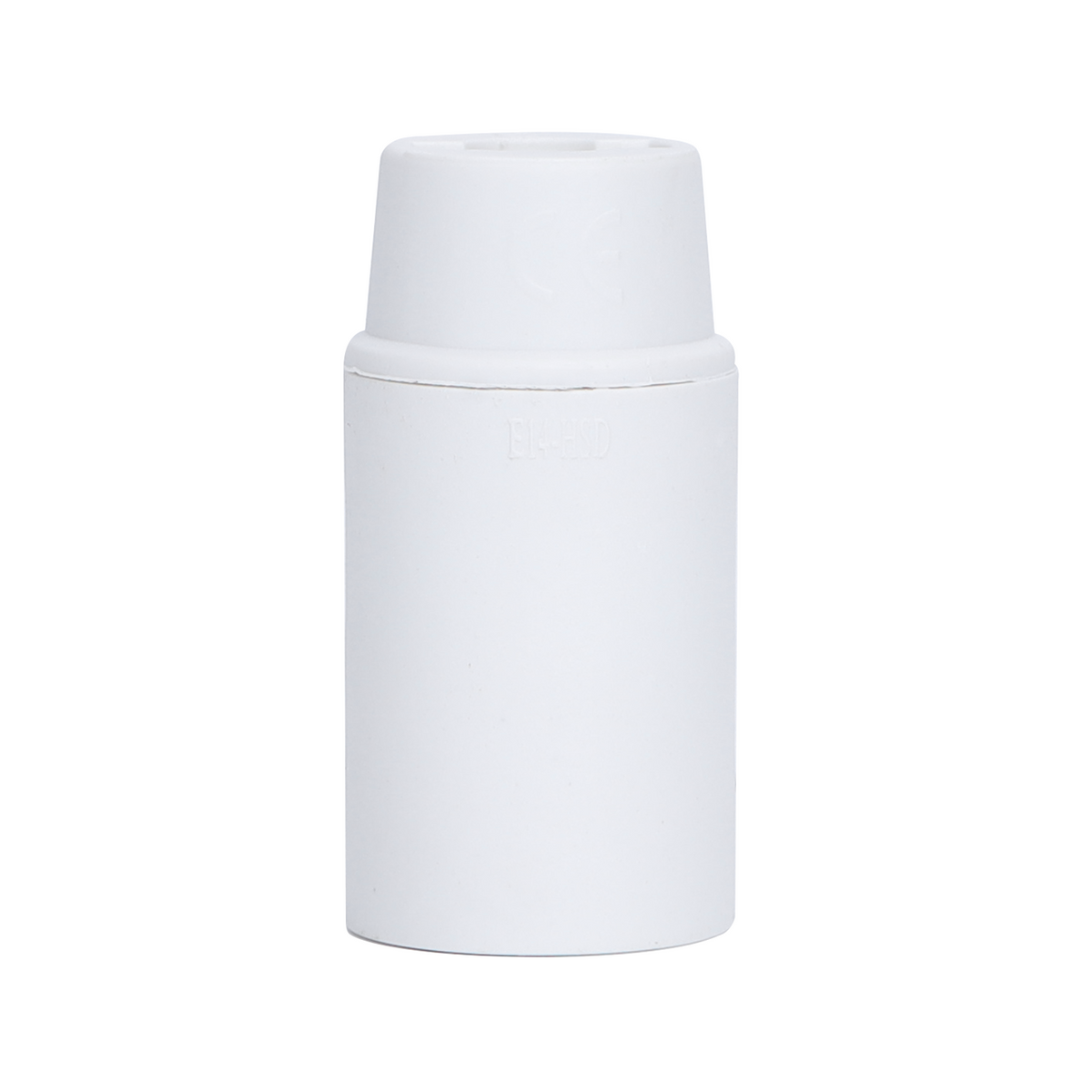 Portalampada E14 Bianco 250V in Plastica