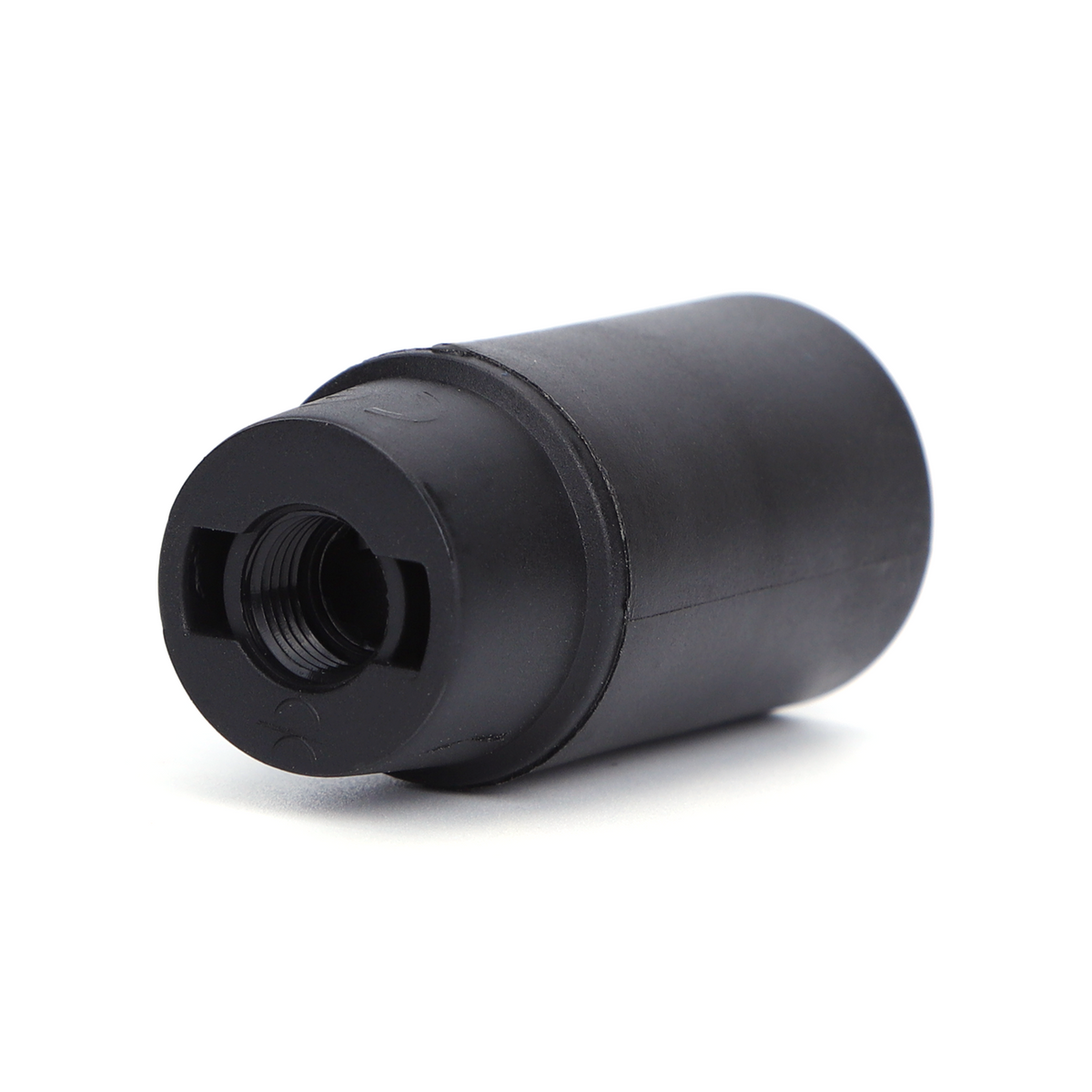 Portalampada E14 Nero 250V in Plastica
