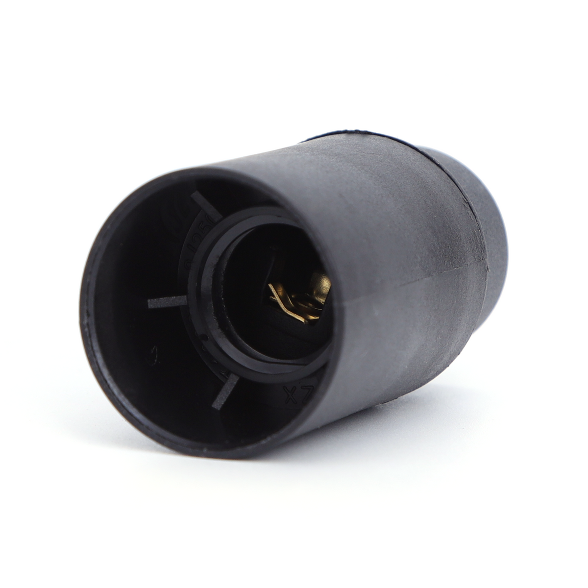 Portalampada E14 Nero 250V in Plastica