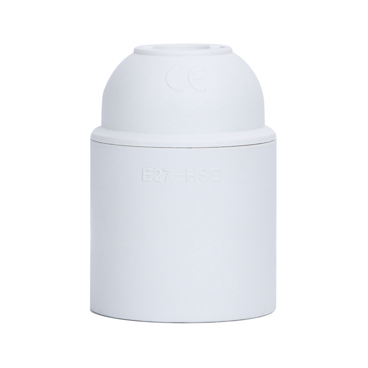Portalampada E27 Bianco 250V in Plastica