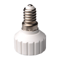 Adattatore Portalampada da E14 a GU10 Bianco 250V