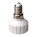 Adattatore Portalampada da E14 a GU10 Bianco 250V