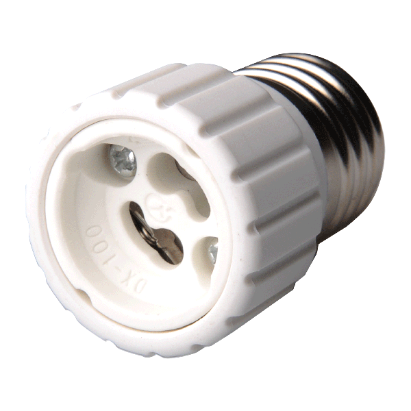 Adattatore Portalampada da E27 a GU10 Bianco 250V Aigostar