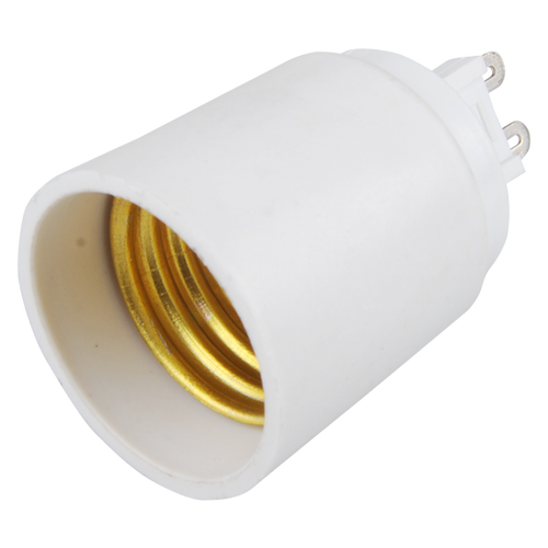 Adattatore Portalampada da G9 a E27 Bianco 250V Aigostar