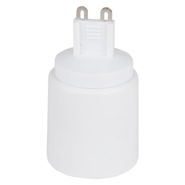 Adattatore Portalampada da G9 a E27 Bianco 250V Aigostar