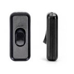 Interruttore Passafilo Nero in Linea 4A-250V