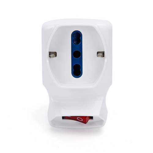 Adattatore Spina Tripla 16A Bipasso e Schuko Con Interruttore Aigostar