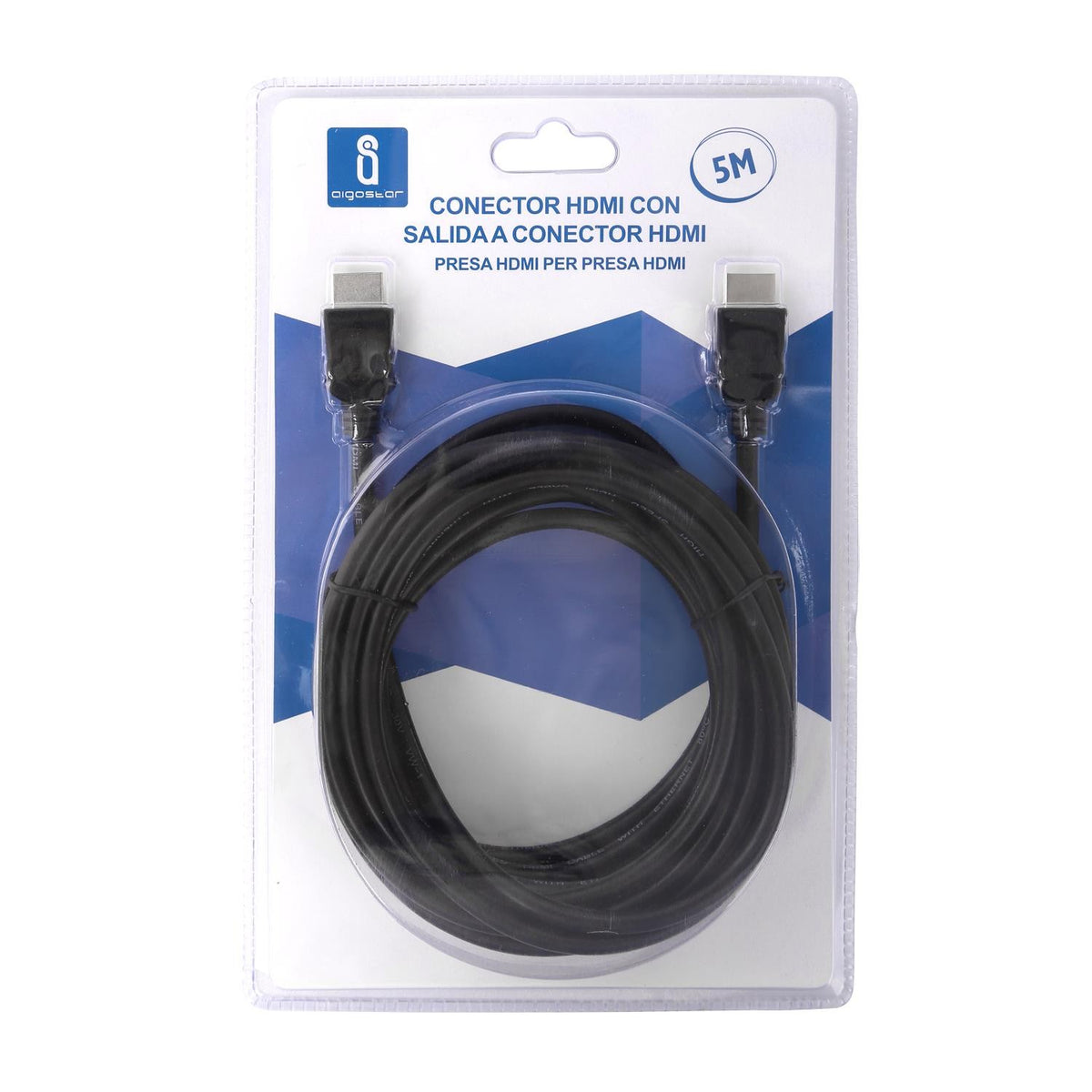 Cavo HDMI 5 Metri Alta Velocità 2.0 Presa HDMI - Presa HDMI Aigostar