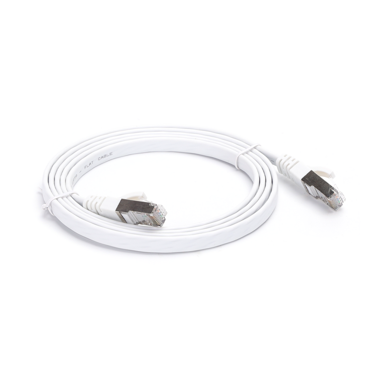 Cavo di Rete Ethernet Piatto cat.7 Bianco 1,5 Metri Aigostar