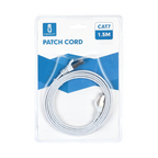 Cavo di Rete Ethernet Piatto cat.7 Bianco 1,5 Metri Aigostar