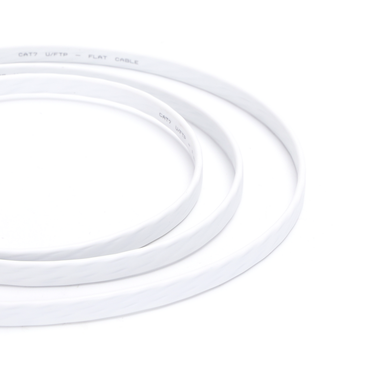 Cavo di Rete Ethernet Piatto cat.7 Bianco 10 Metri Aigostar