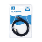 Cavo di Rete Ethernet Piatto cat.7 Nero 1,5 Metri Aigostar