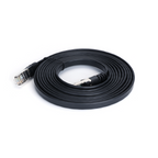 Cavo di Rete Ethernet Piatto cat.7 Nero 3 Metri Aigostar