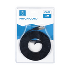 Cavo di Rete Ethernet Piatto cat.7 Nero 3 Metri Aigostar