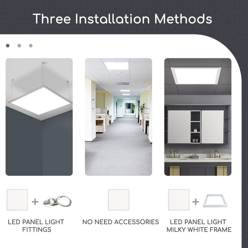 Pannello Led 60x60 Back-Lit 50W Luce Fredda 6500K 5600 Lumen Aigostar