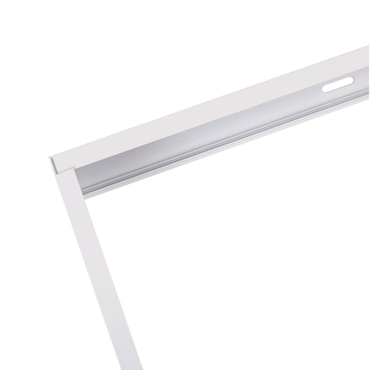Cornice Supporto di Fissaggio Per Pannello Led 120x30x5cm Cornice bianca