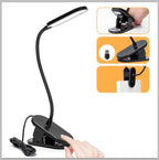 Aigostar Lampada da Tavolo LED clip 2,5W 4000K 160lm Dimmerabile Nera