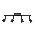 Aigostar Applique con 4 Faretti da Soffitto Orientabili per Lampadina GU10