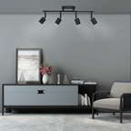 Aigostar Applique con 4 Faretti da Soffitto Orientabili per Lampadina GU10