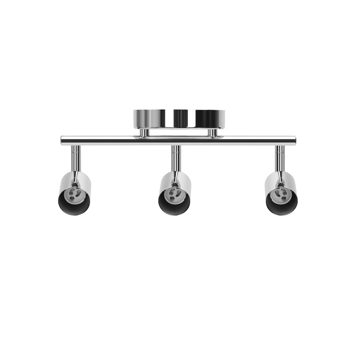 Aigostar Applique con 3 Faretti da Soffitto Orientabili Lampadina GU10 Silver