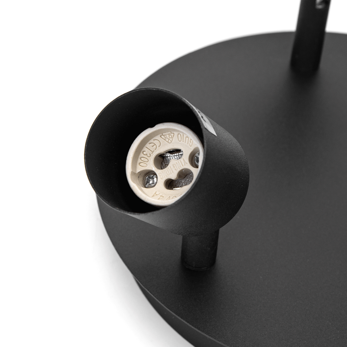Aigostar Applique con 3 Faretti da Soffitto Orientabili per Lampadina GU10