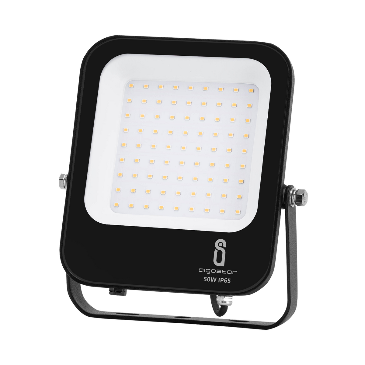 Faro Proiettore Led 50W Nero da Esterno IP65 Bianco Naturale 4000K