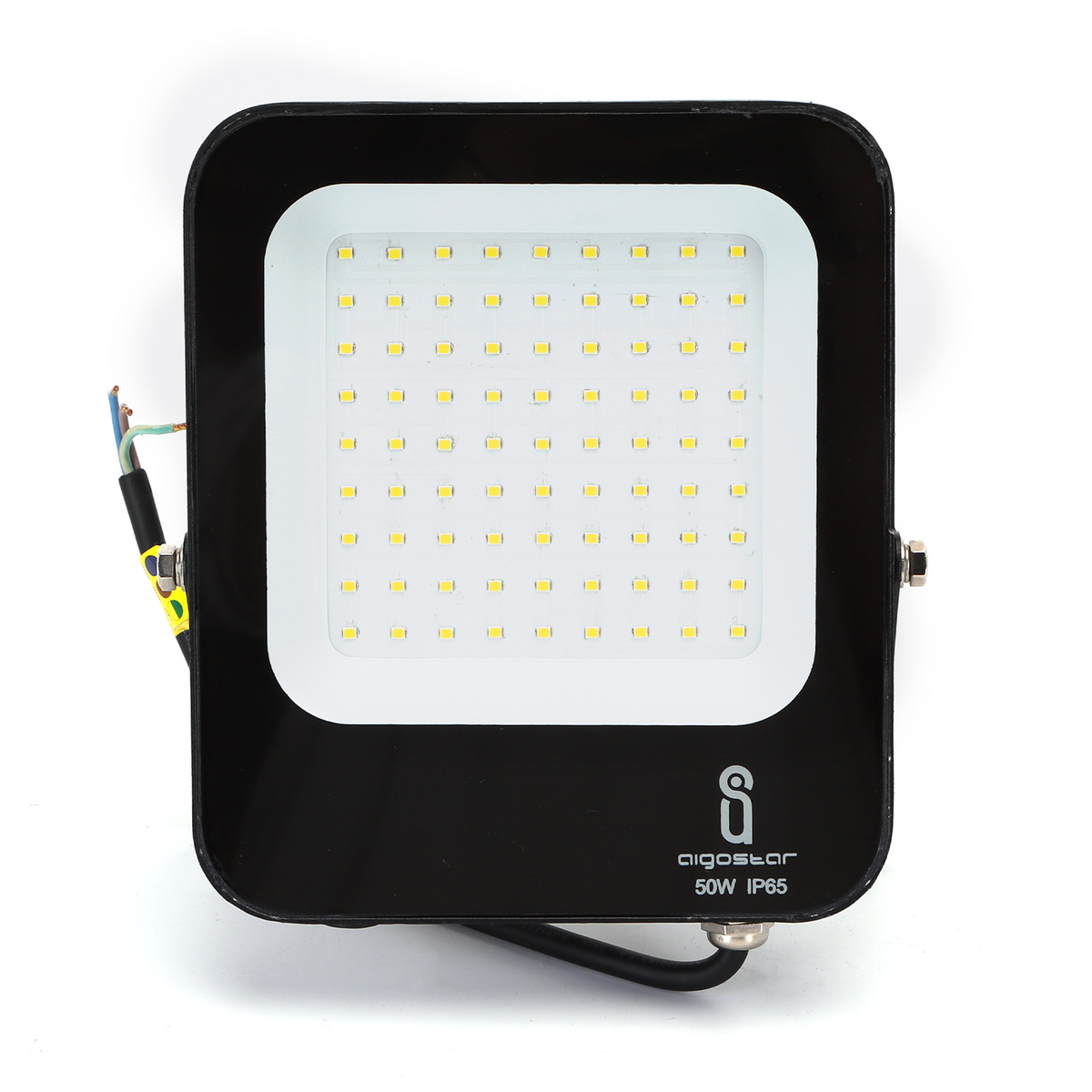 Faro Proiettore Led 50W Nero da Esterno IP65 Bianco Naturale 4000K
