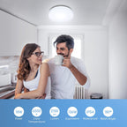Plafoniera Led da Soffitto Impermeabile IP54 18W 2100LM Luce Fredda 6500K