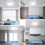 Plafoniera Led da Soffitto Impermeabile IP54 18W 2100LM Luce Fredda 6500K