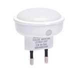 Lampada Luce Notturna a Led Rotonda da Presa 0,3W con Sensore Aigostar