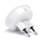 Lampada Luce Notturna a Led Rotonda da Presa 0,3W con Sensore Aigostar