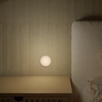 Lampada Luce Notturna a Led Rotonda da Presa 0,3W con Sensore Aigostar