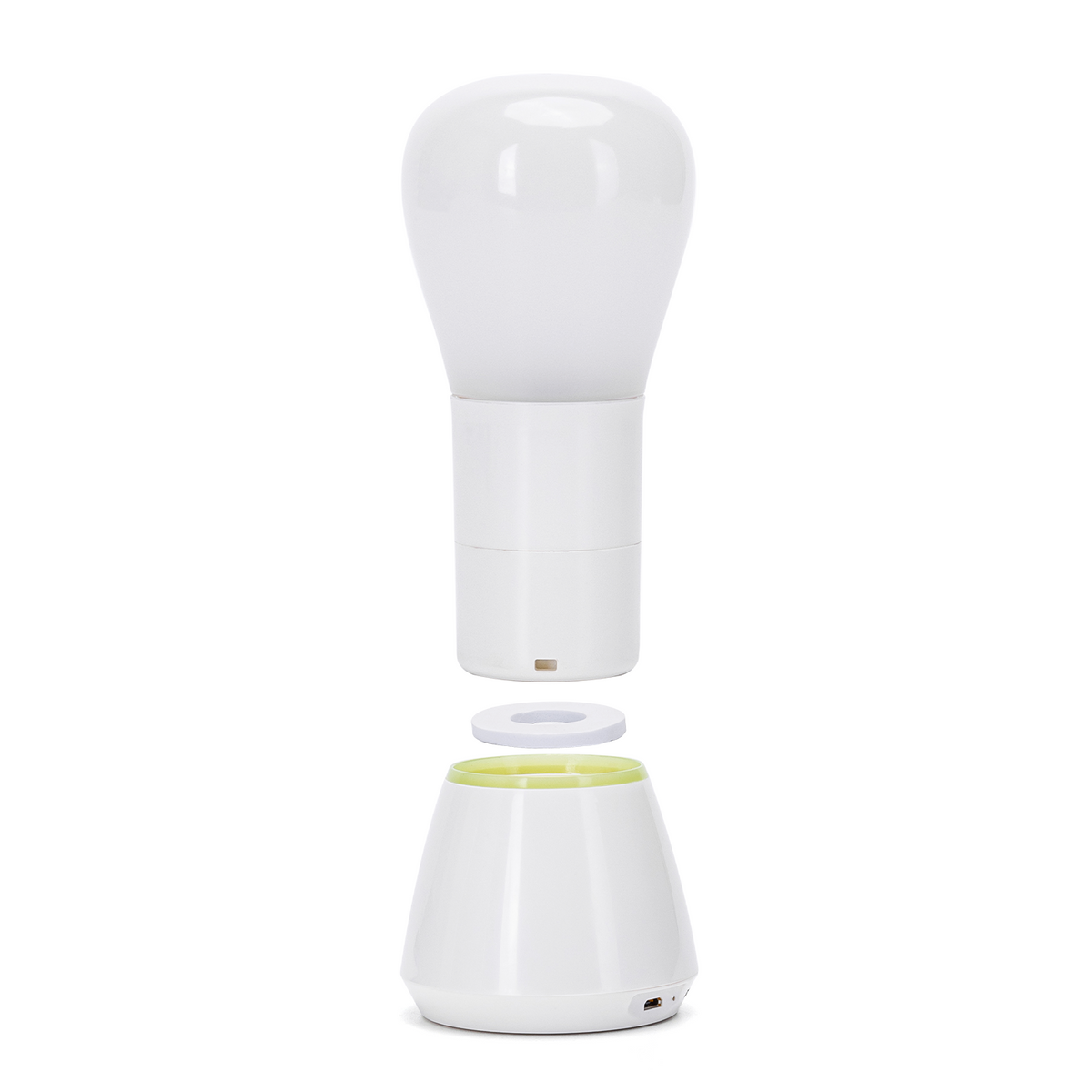 Lampada Luce Notturna a Led a Batteria 0,5W con Base Aigostar