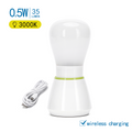 Lampada Luce Notturna a Led a Batteria 0,5W con Base Aigostar