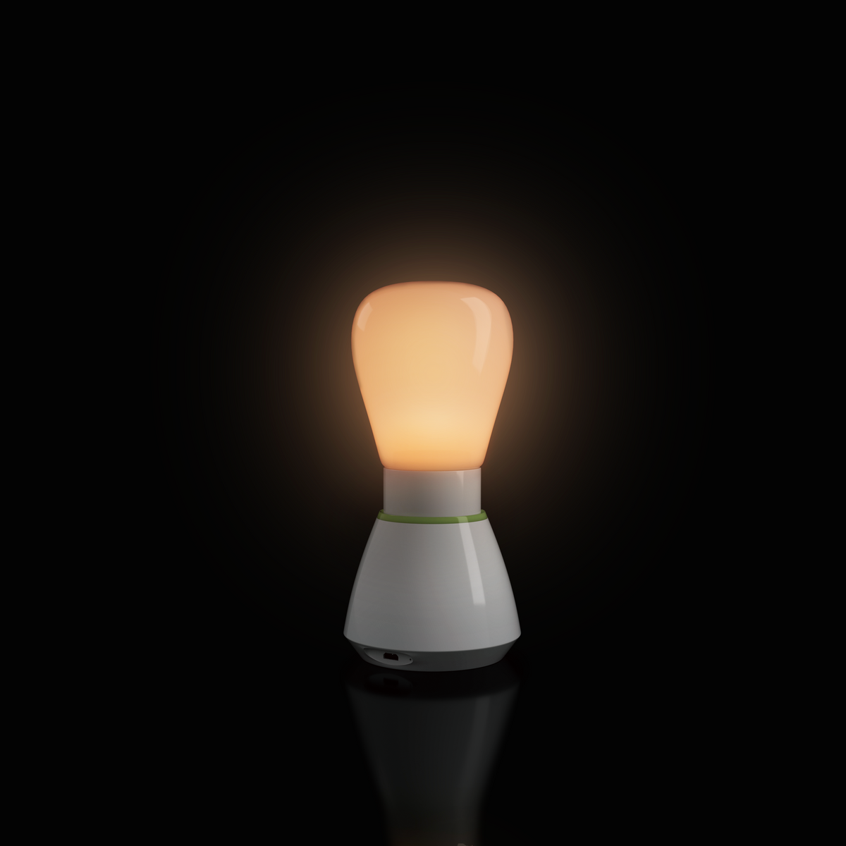 Lampada Luce Notturna a Led a Batteria 0,5W con Base Aigostar
