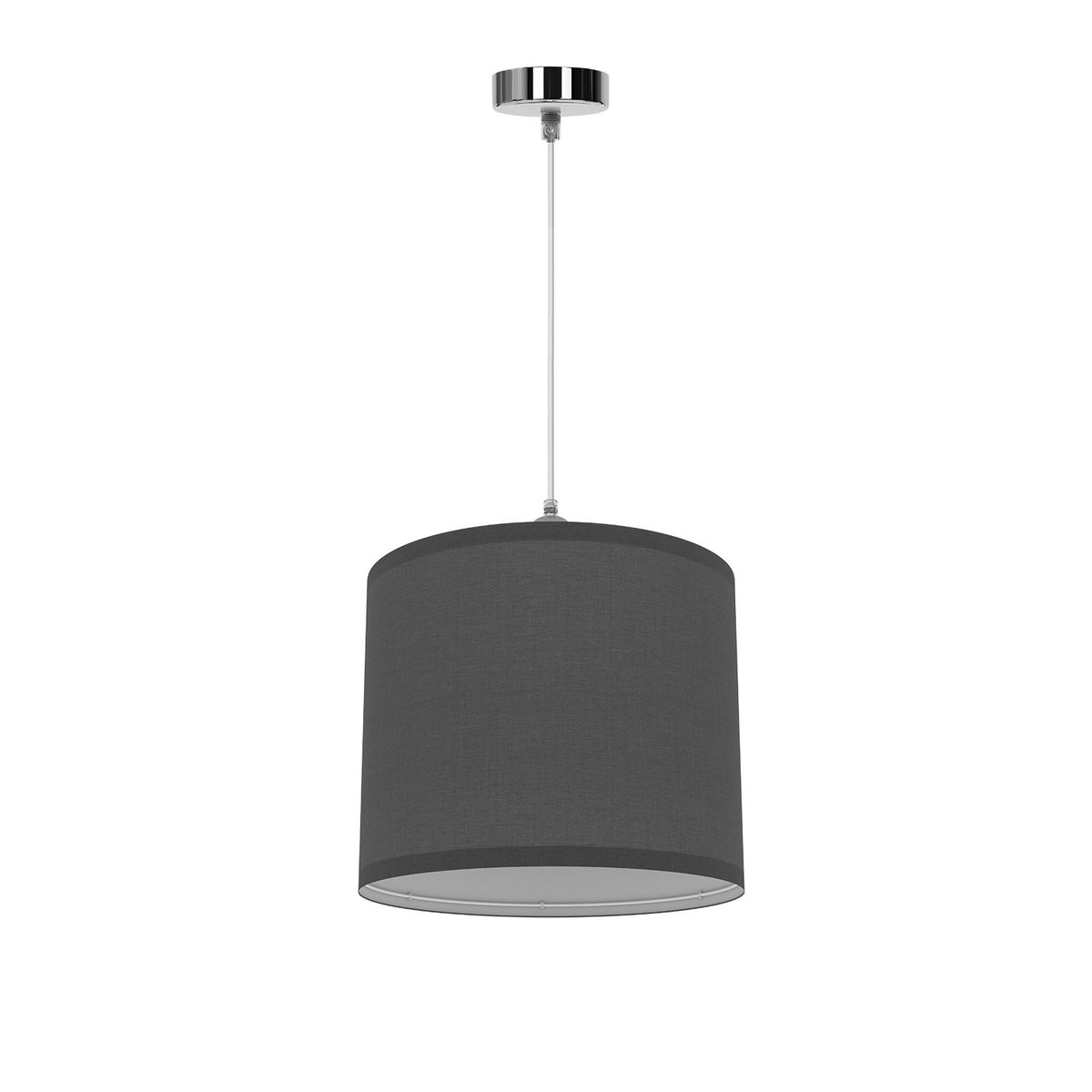 Lampadario da Soffitto Grigio 1 x E27 max 40W Aigostar