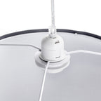 Lampadario da Soffitto Grigio 1 x E27 max 40W Aigostar