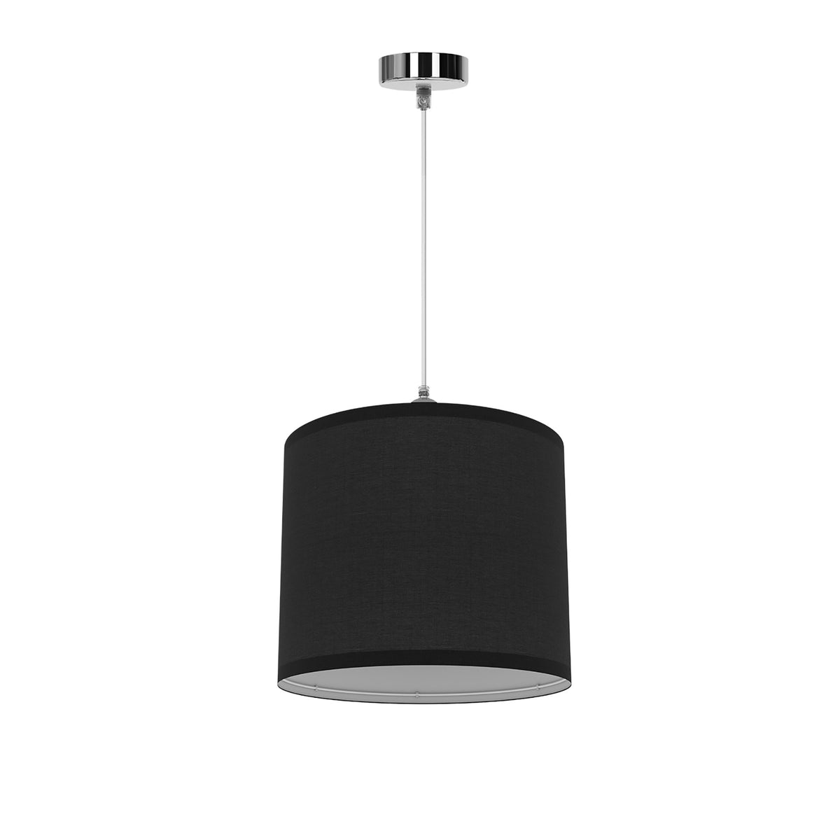 Lampadario da Soffitto Nero 1 x E27 max 60W Aigostar