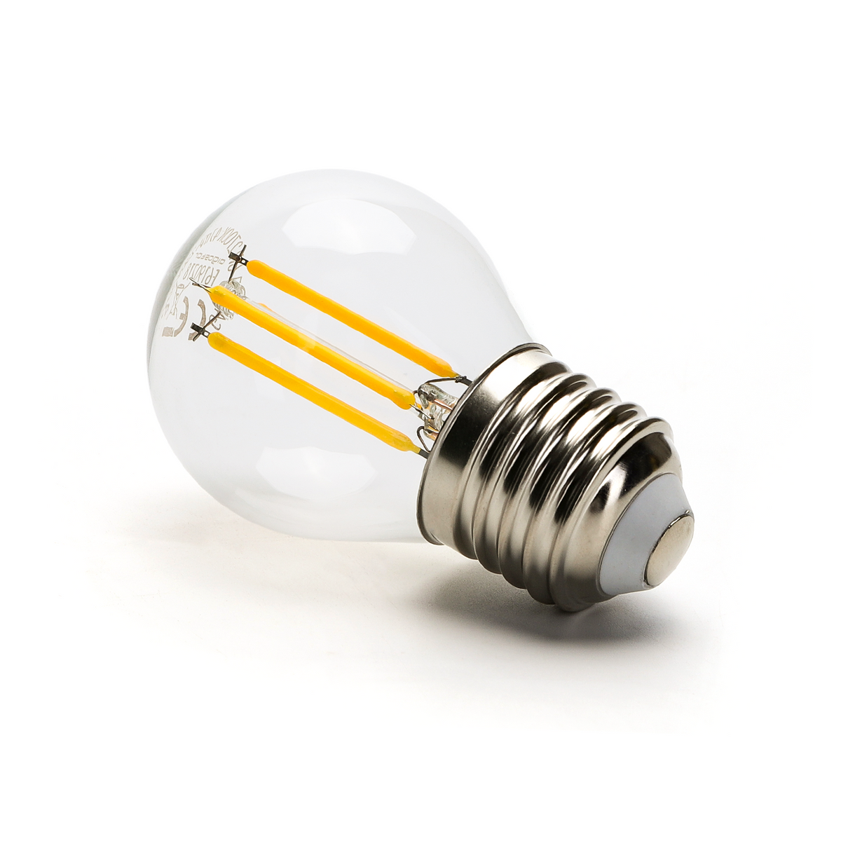 Lampadina Led a Filamento E27 G45 4W Bianco Caldo 2700K Aigostar