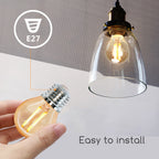Lampadina Led Vintage a Filamento E27 G45 4W Bianco caldo 2200K