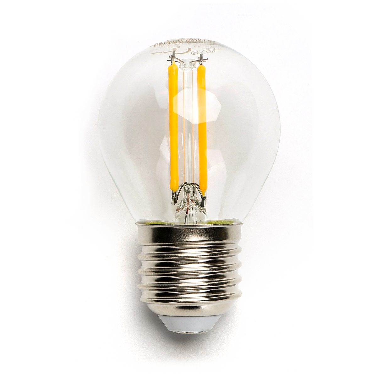 Lampadina Led a Filamento E27 G45 6W Bianco Caldo 2700K Aigostar