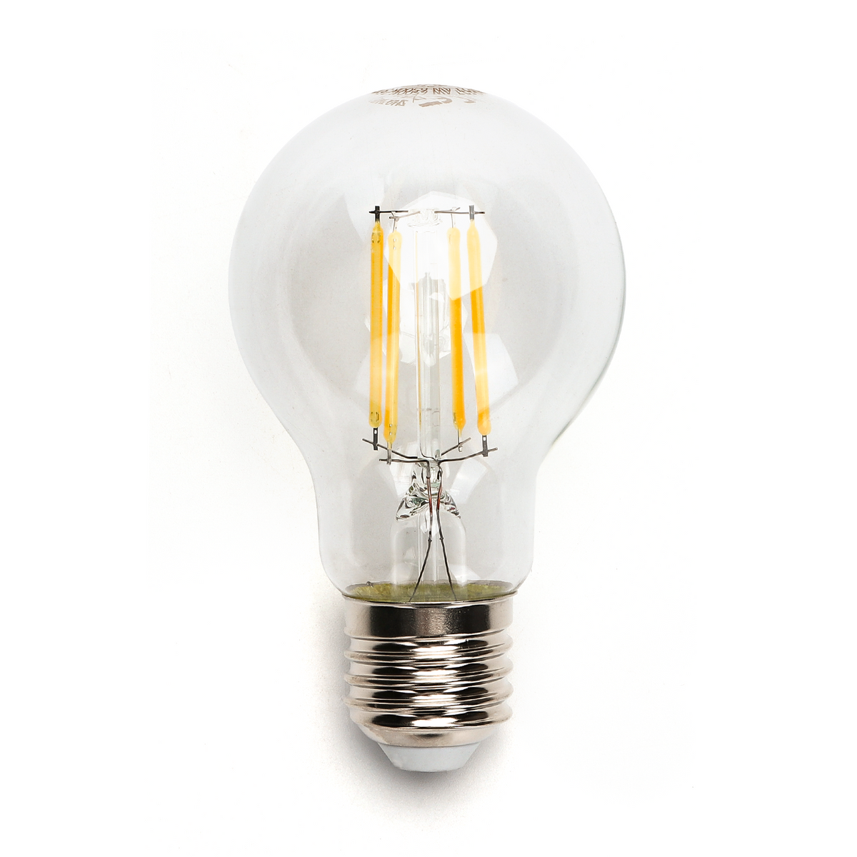 Lampadina Led a Filamento E27 A60 a Bulbo 8W Bianco Caldo 2700K