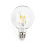 Lampadina Led a Filamento E27 G95 a Globo 4W Bianco Caldo 2700K
